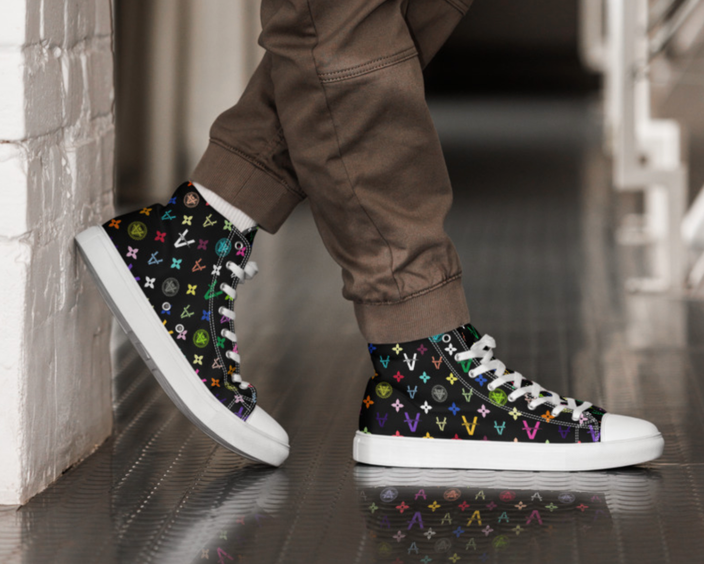 The Vandals High Top Sneaker by Sergio Georgini