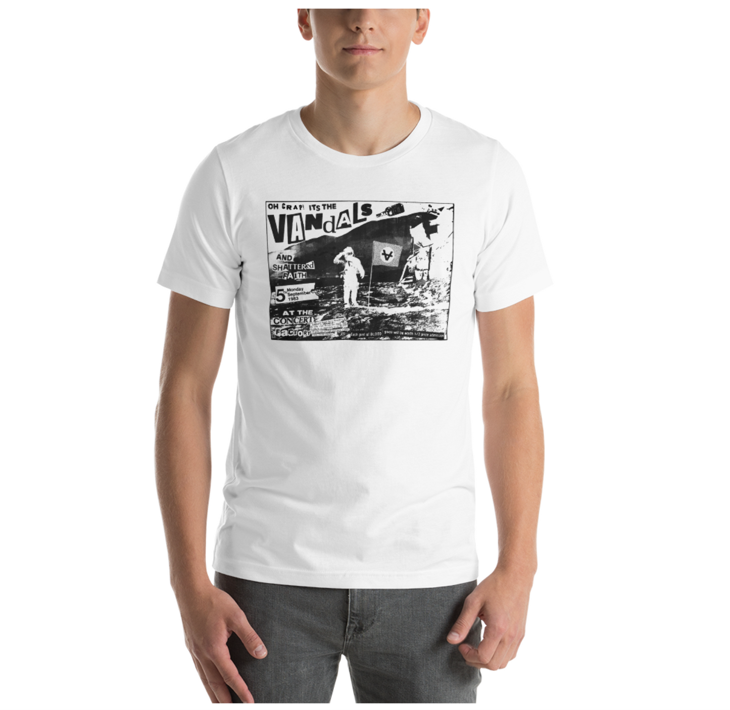 Vandals 1983 O.C. Punk Flyer Shirt (from old Cuckoo's Nest)