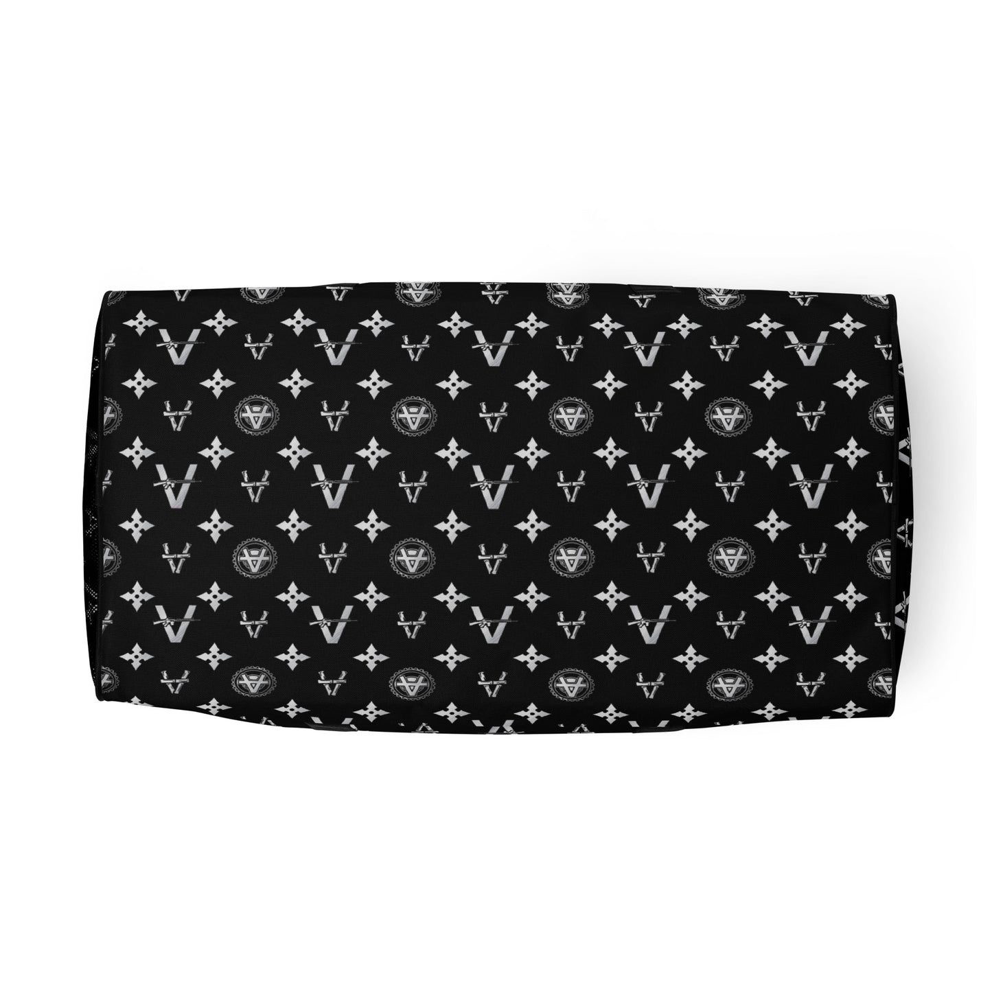 Vandals Silver and Black Duffle bag by Sergio Giorgini