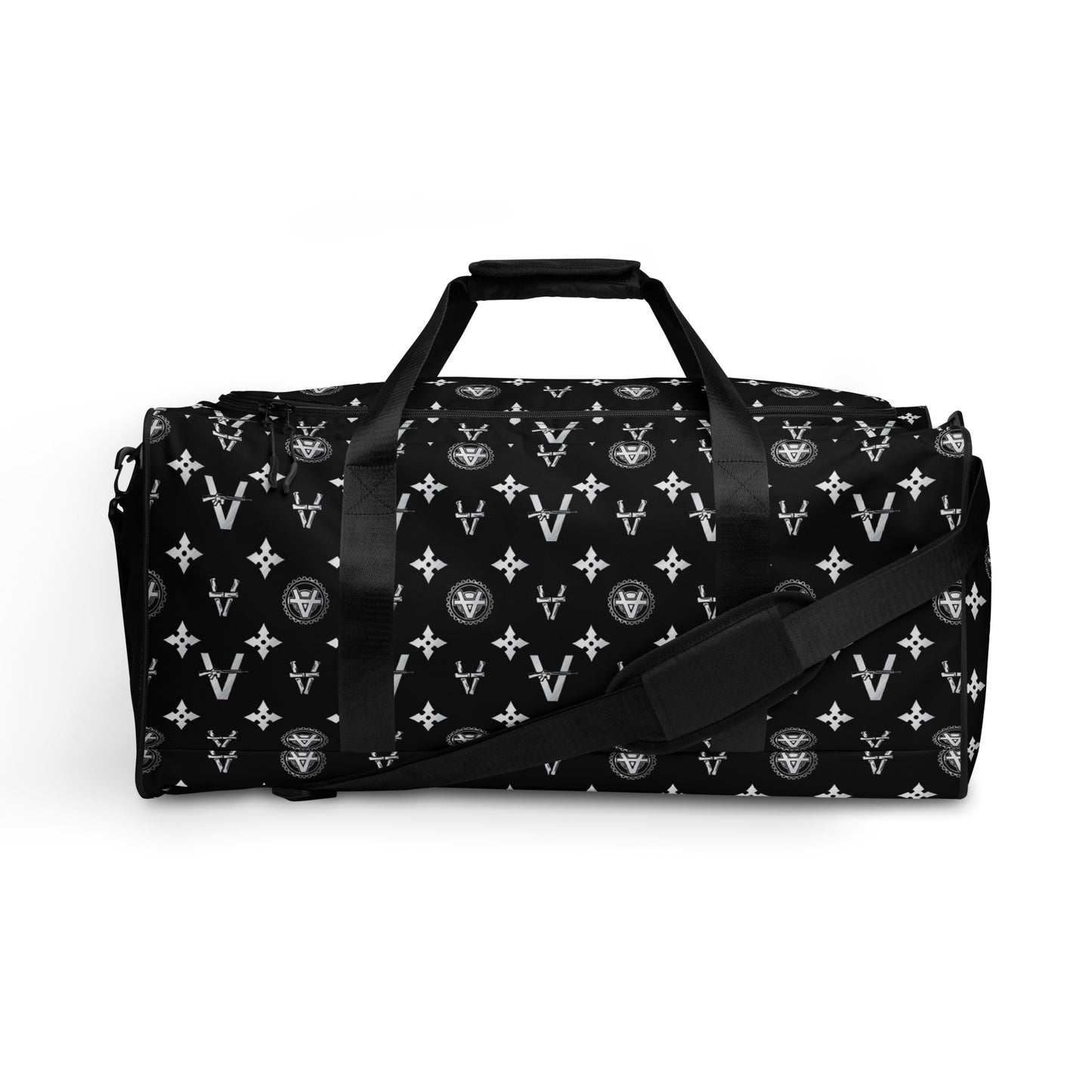 Vandals Silver and Black Duffle bag by Sergio Giorgini