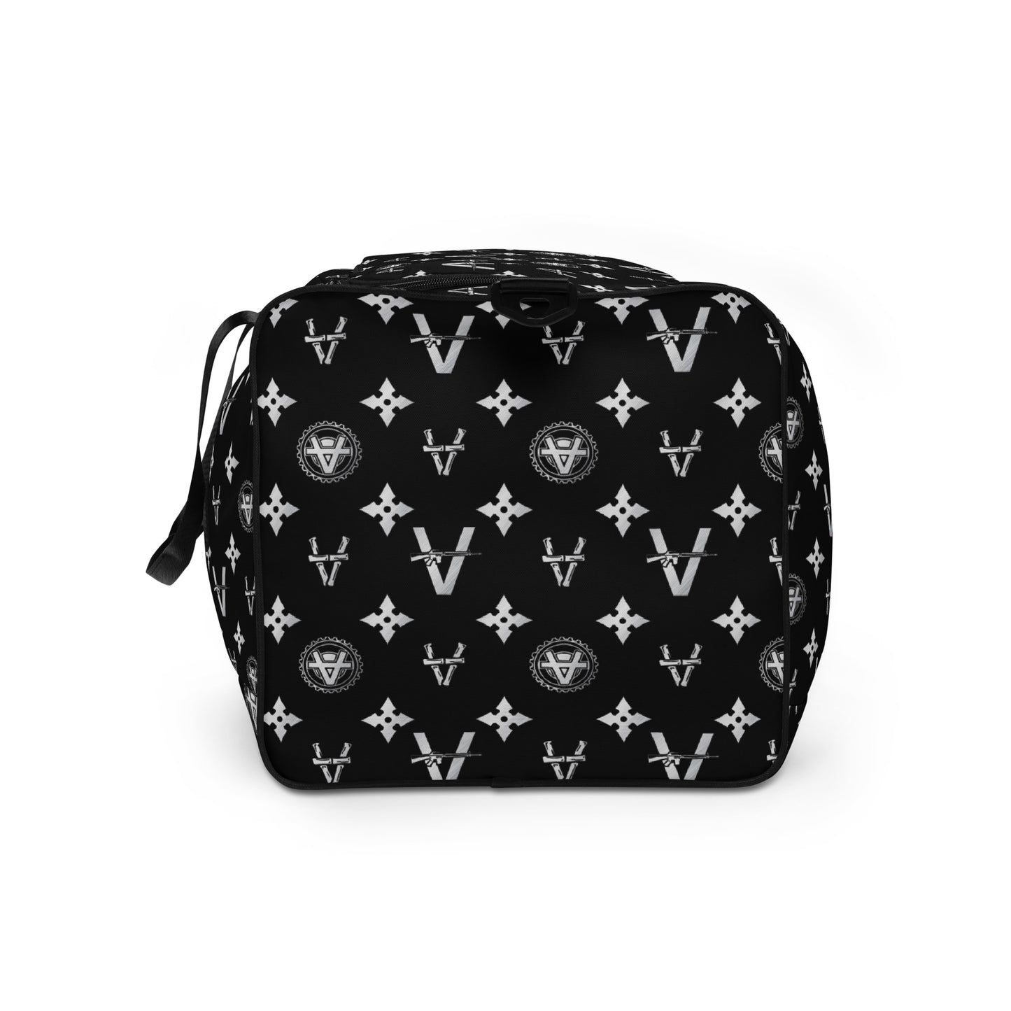Vandals Silver and Black Duffle bag by Sergio Giorgini