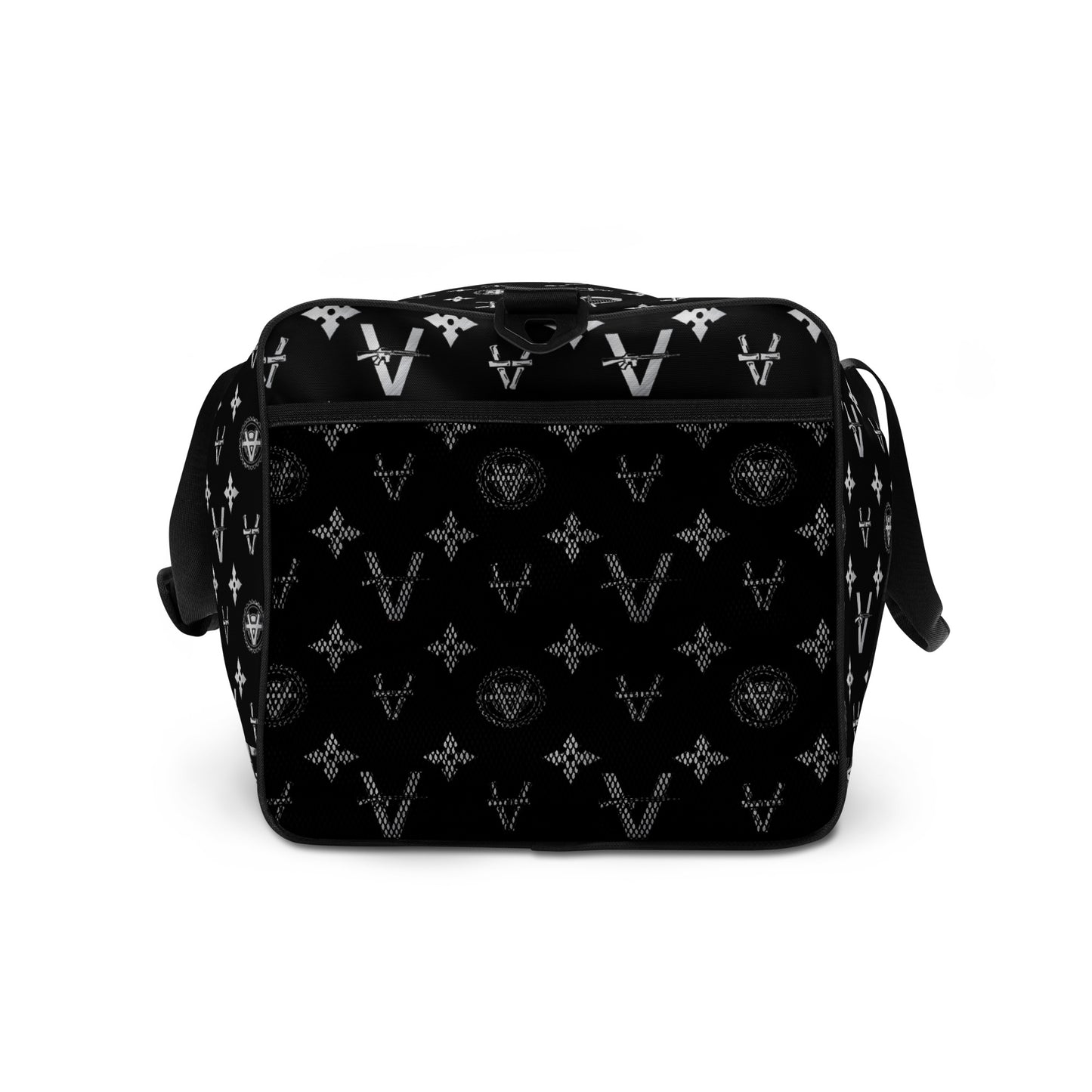 Vandals Silver and Black Duffle bag by Sergio Giorgini