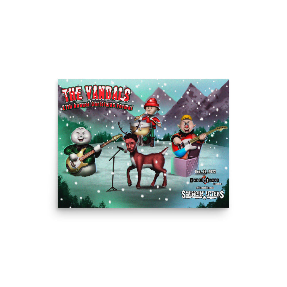 Vandals 27th Annual Christmas Formal Concert Mini Poster (12" x 16")