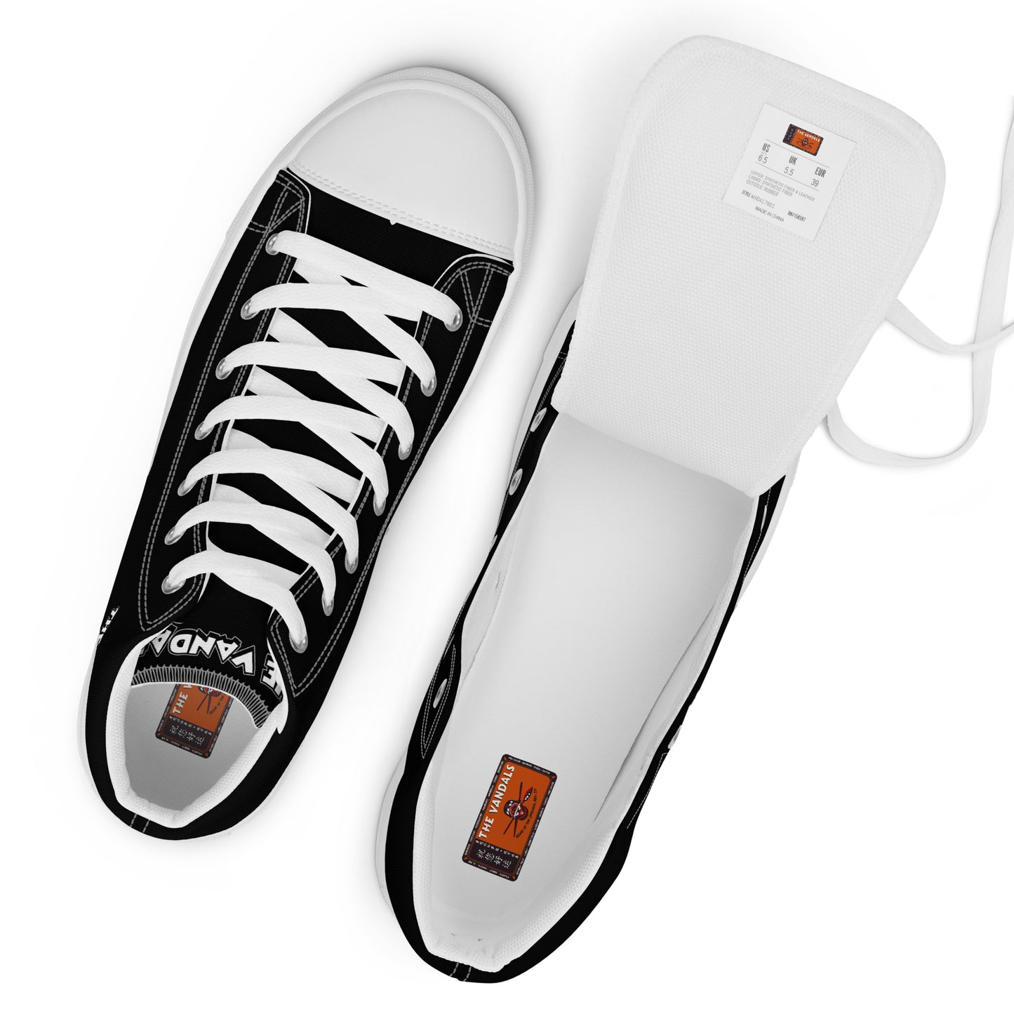 Vandals Mickey Mouse Men’s high top canvas shoes