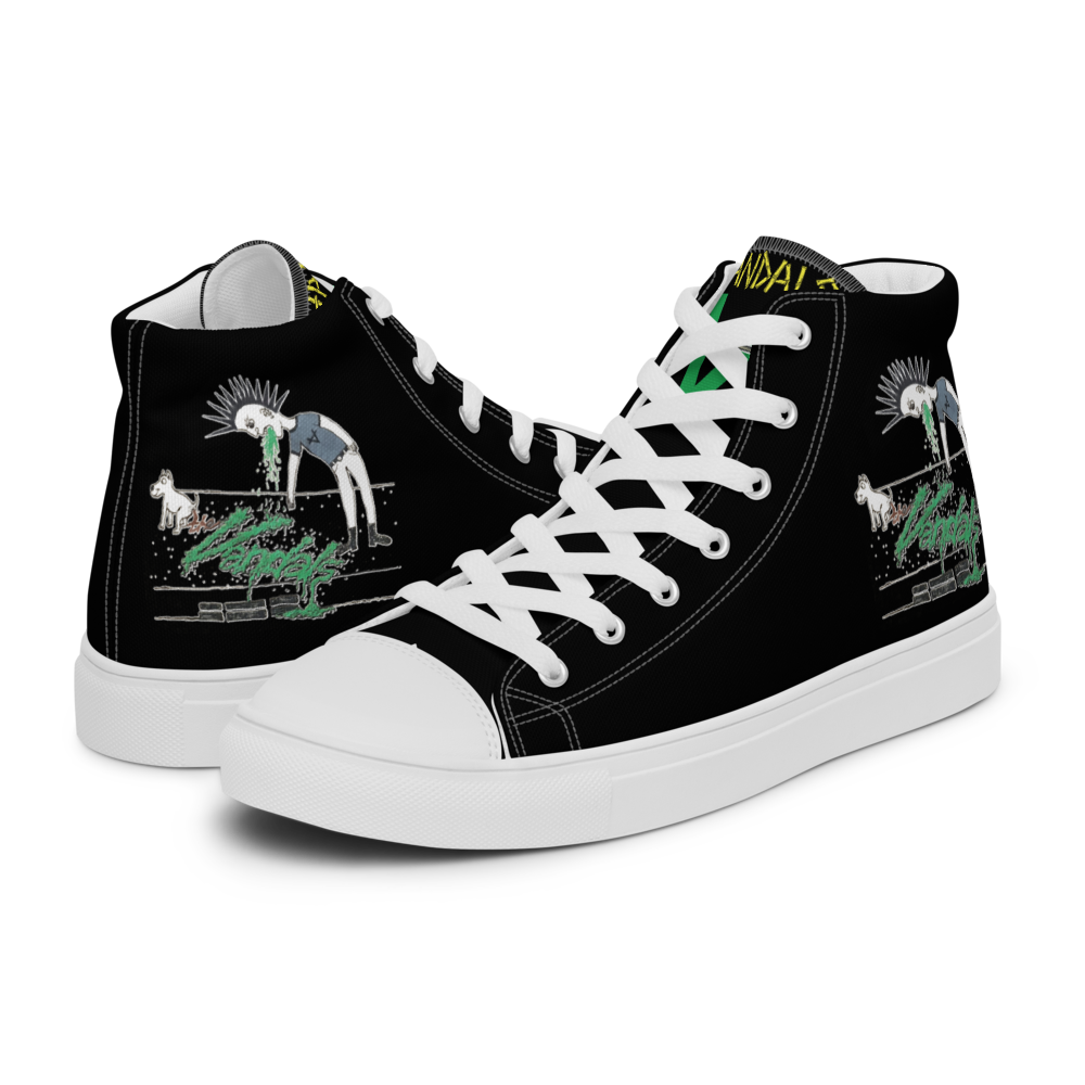 Men’s high top canvas Puke Shoes