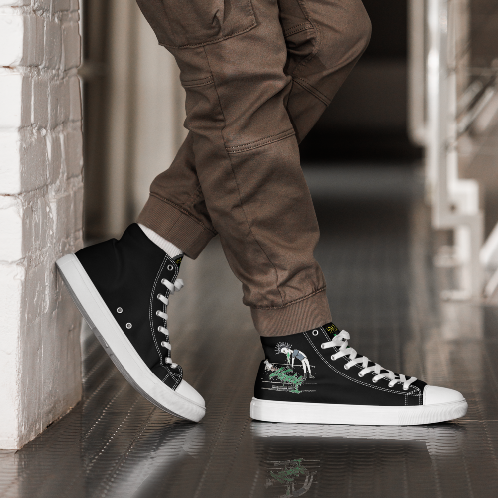Men’s high top canvas Puke Shoes