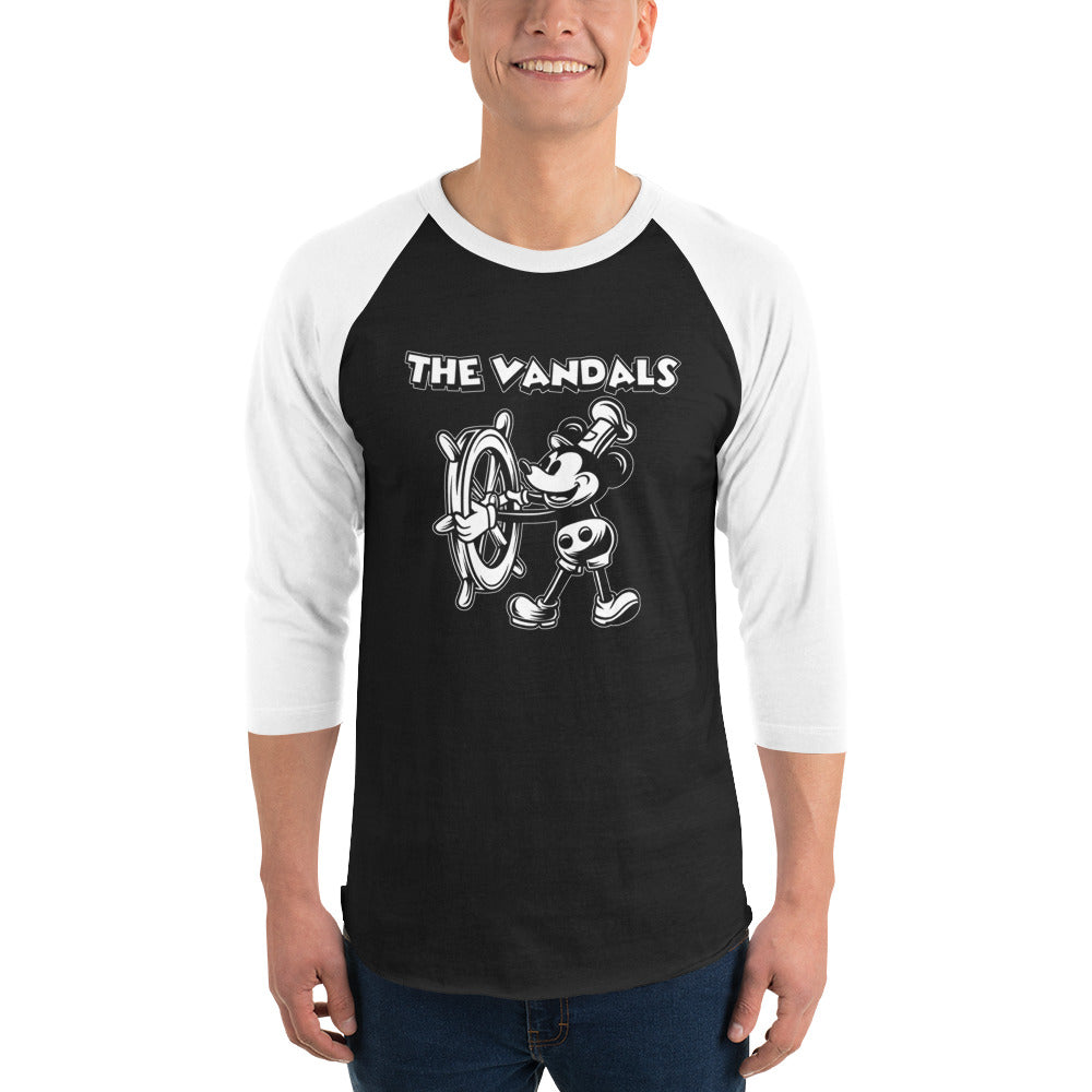 3/4 sleeve raglan shirt