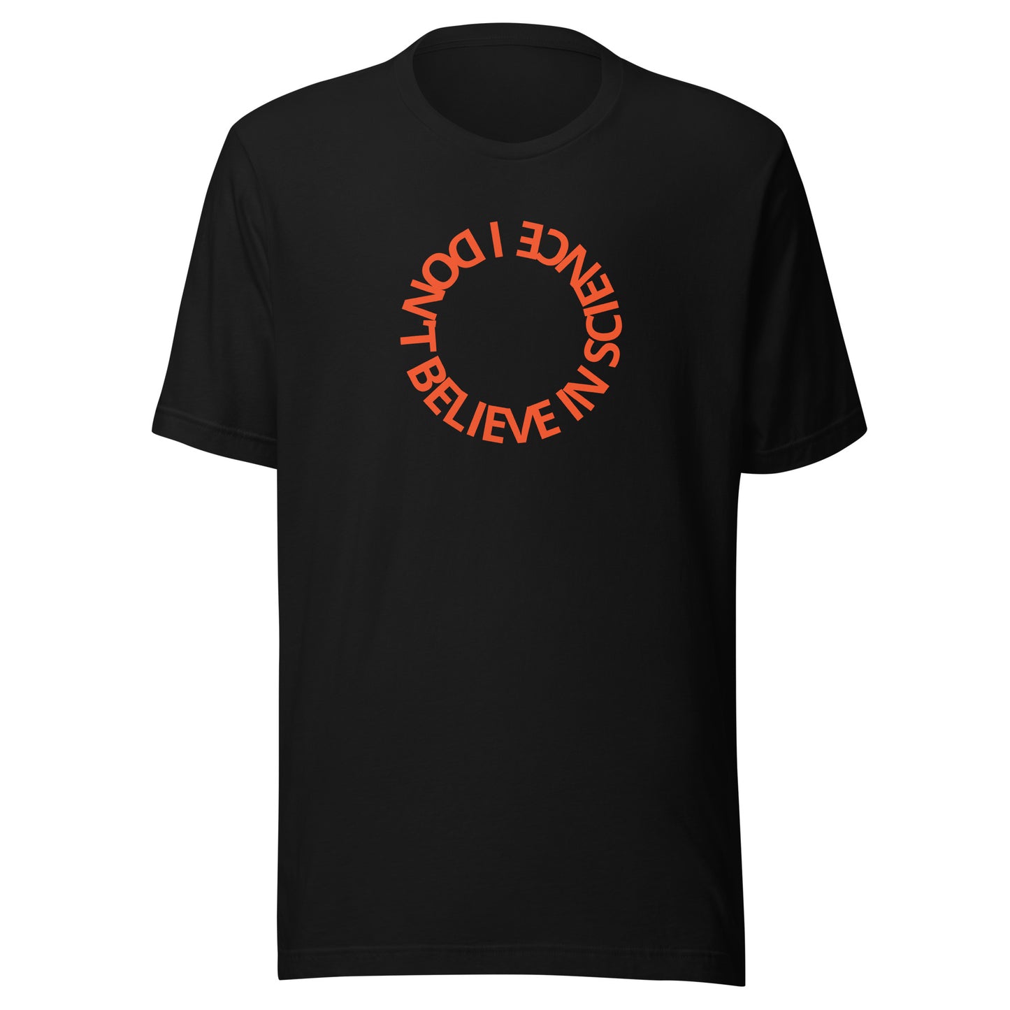 I Don't Believe in Science tee by Sergio Giorgini
