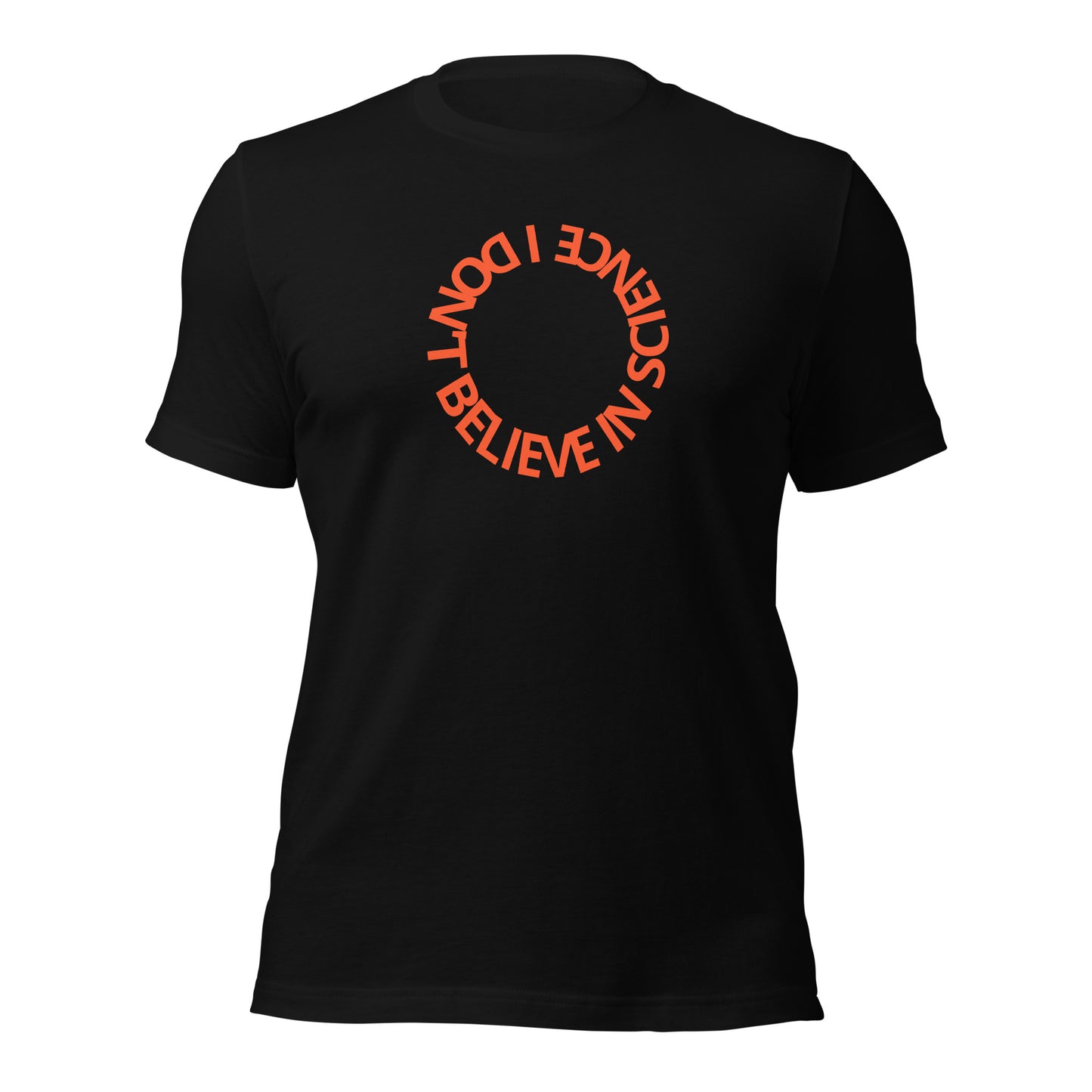 I Don't Believe in Science tee by Sergio Giorgini