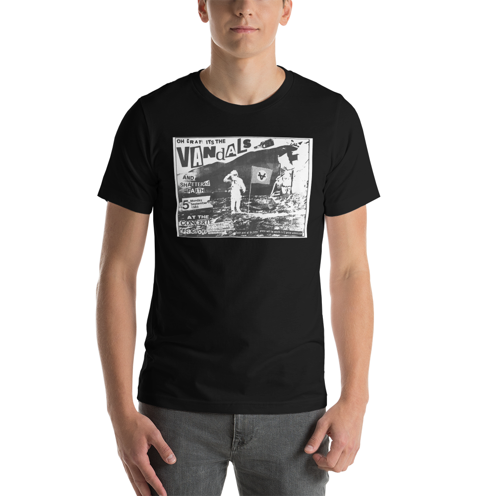 Vandals 1983 O.C. Punk Flyer Shirt (from old Cuckoo's Nest)