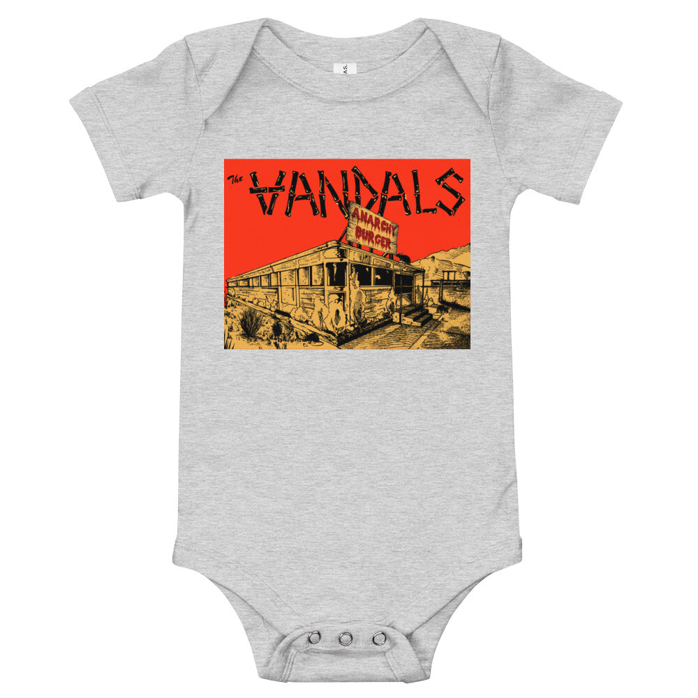 Baby Anarchy Burger Diner Onesie