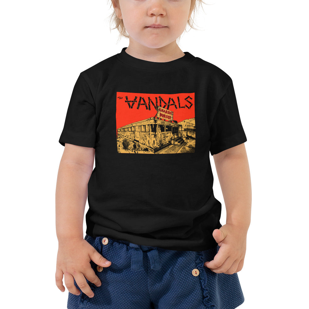 Toddler Anarchy Burger Diner Tee